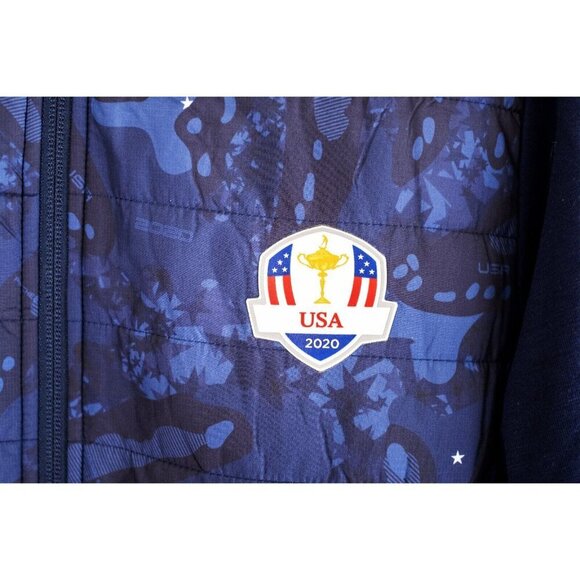 Ralph Lauren RLX Women’s Ryder Cup Team USA Full Zip Jacket Navy/Camo Large NEW - Picture 10 of 12